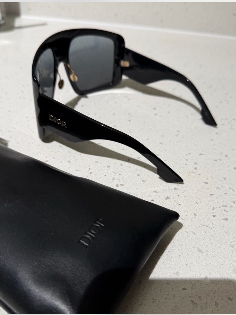 Christian Dior Women's DiorSoLight1 8079O Black Sunglasses 60mm - Picture 2 of 5